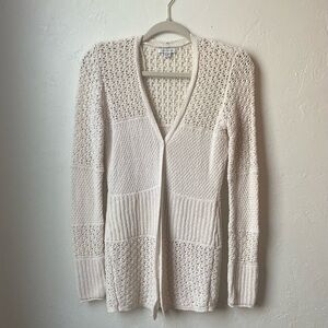 American Eagle Cream Knit Cardigan Size XS